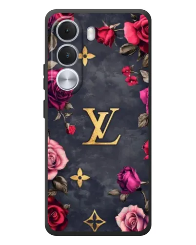 Чехол для Realme C100i с картинкой «Цветочный Louis Vuitton»
