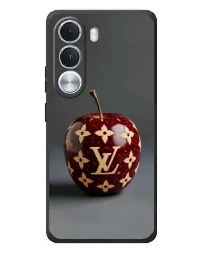 Чехол для Realme C100i с картинкой «Красное яблоко LV»