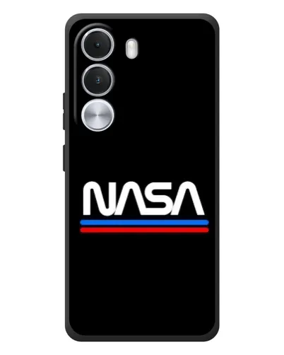 Чехол для Realme C100i с картинкой «NASA — классика Red Blue» Чехол для Realme C100i с картинкой «NASA — классика Red Blue»