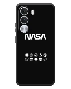 Чехол для Realme C100i с картинкой «NASA — технический принт»