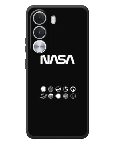 Чехол для Realme C100i с картинкой «NASA — технический принт» Чехол для Realme C100i с картинкой «NASA — технический принт»