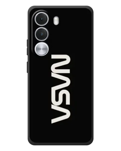 Чехол для Realme C100i с картинкой «NASA — вертикальный логотип» Чехол для Realme C100i с картинкой «NASA — вертикальный логотип»