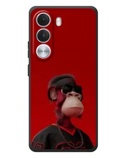 Чехол для Realme C100i с картинкой «Bored Ape в красном»