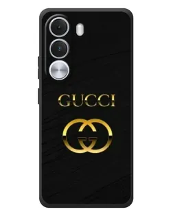 Чехол для Realme C100i с картинкой «Золотой логотип Gucci»