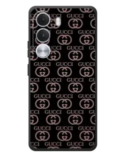 Чехол для Realme C100i с картинкой «Классическая монограмма Gucci»