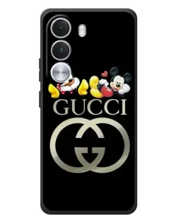 Чехол для Realme C100i с картинкой «Gucci — герои Disney»
