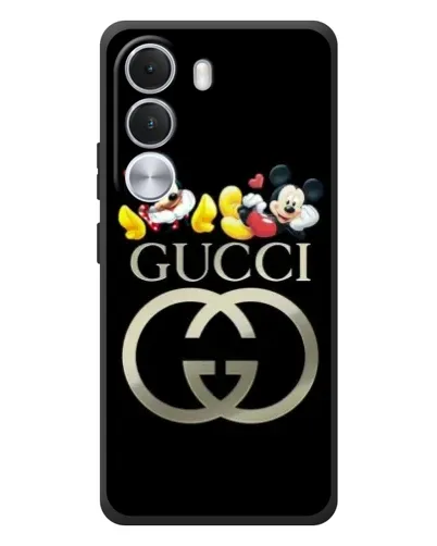 Чехол для Realme C100i с картинкой «Gucci — герои Disney»
