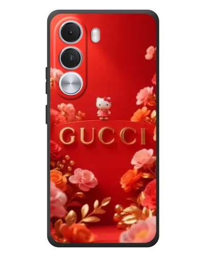 Чехол для Realme C100i с картинкой «Gucci — золотой сад»