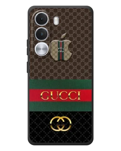 Чехол для Realme C100i с картинкой «Gucci — брендированный десерт»