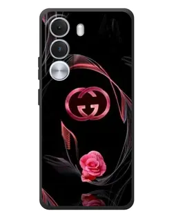 Чехол для Realme C100i с картинкой «Gucci — неоновая роза»