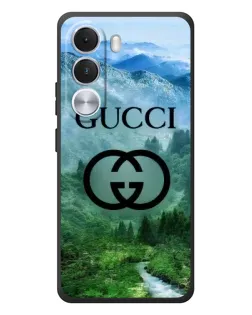 Чехол для Realme C100i с картинкой «Gucci — горный пейзаж»