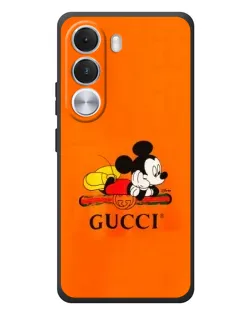 Чехол для Realme C100i с картинкой «Микки Маус Gucci — оранж»