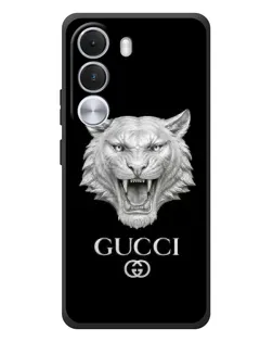 Чехол для Realme C100i с картинкой «Gucci — серебряный лев»