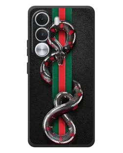 Чехол для Realme C100i с картинкой «Gucci — змея на полосе»