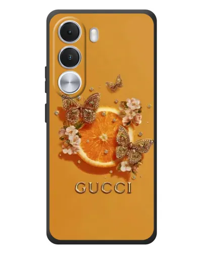 Чехол для Realme C100i с картинкой «Gucci — золотые бабочки» Чехол для Realme C100i с картинкой «Gucci — золотые бабочки»