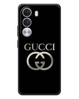Чехол для Realme C100i с картинкой «Gucci — золото на черном»