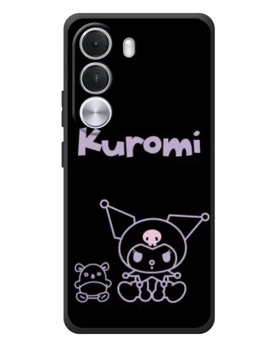 Чехол для Realme C100i с картинкой «Kuromi — черный минимализм» Чехол для Realme C100i с картинкой «Kuromi — черный минимализм»