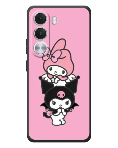 Чехол для Realme C100i с картинкой «My Melody и Kuromi» Чехол для Realme C100i с картинкой «My Melody и Kuromi»