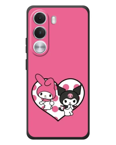 Чехол для Realme C100i с картинкой «Kuromi и My Melody» Чехол для Realme C100i с картинкой «Kuromi и My Melody»