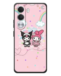 Чехол для Realme C100i с картинкой «My Melody и Kuromi»