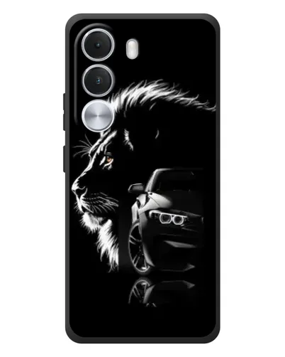 Чохол для Realme C100i з картинкою «BMW та лев» Чохол для Realme C100i з картинкою «BMW та лев»