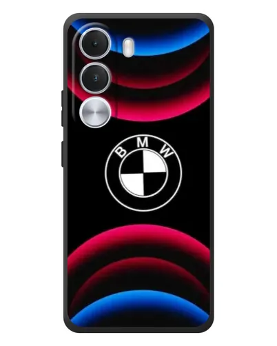 Чохол для Realme C100i з картинкою «Логотип BMW та неонові дуги» Чохол для Realme C100i з картинкою «Логотип BMW та неонові дуги»