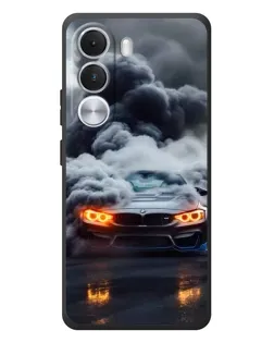 Чохол для Realme C100i з картинкою «BMW у диму» Чохол для Realme C100i з картинкою «BMW у диму»