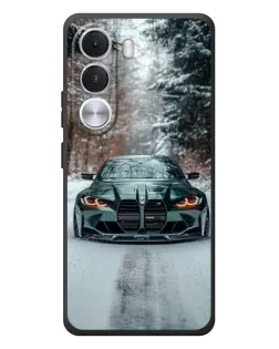 Чохол для Realme C100i з картинкою «BMW у зимовому лісі» Чохол для Realme C100i з картинкою «BMW у зимовому лісі»
