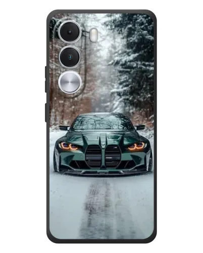 Чохол для Realme C100i з картинкою «BMW у зимовому лісі» Чохол для Realme C100i з картинкою «BMW у зимовому лісі»
