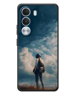 Чехол для Realme C100i с картинкой «Герой PUBG на скале» Чехол для Realme C100i с картинкой «Герой PUBG на скале»