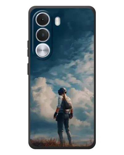 Чехол для Realme C100i с картинкой «Герой PUBG на скале» Чехол для Realme C100i с картинкой «Герой PUBG на скале»