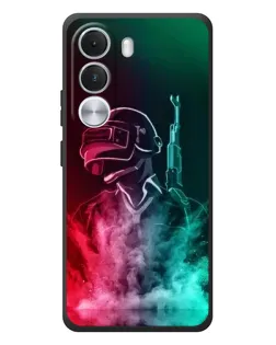 Чехол для Realme C100i с картинкой «PUBG — огненный воин» Чехол для Realme C100i с картинкой «PUBG — огненный воин»
