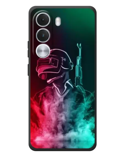 Чехол для Realme C100i с картинкой «PUBG — огненный воин» Чехол для Realme C100i с картинкой «PUBG — огненный воин»
