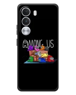 Чехол для Realme C100i с картинкой «Логотип Among Us»