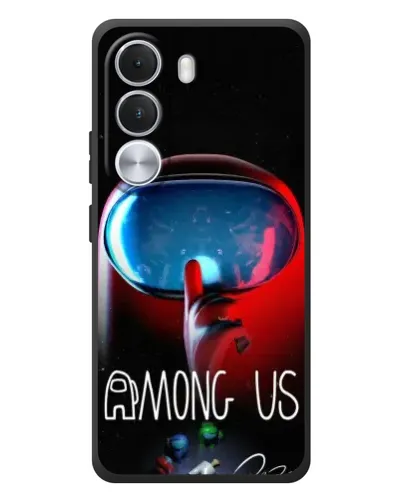 Чехол для Realme C100i с картинкой «Красный импостер — макро» Чехол для Realme C100i с картинкой «Красный импостер — макро»