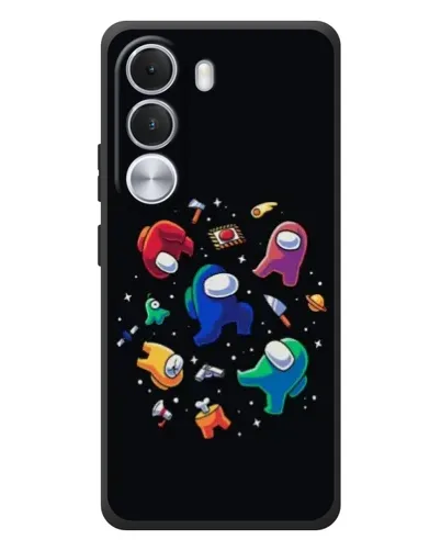 Чехол для Realme C100i с картинкой «Among Us космос» Чехол для Realme C100i с картинкой «Among Us космос»