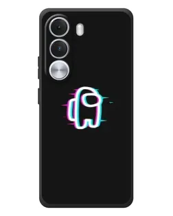 Чехол для Realme C100i с картинкой «Among Us неон»