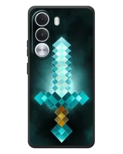 Чохол для Realme C100i з картинкою «Алмазний меч неон» Чохол для Realme C100i з картинкою «Алмазний меч неон»
