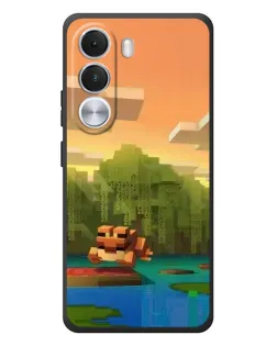 Чохол для Realme C100i з картинкою «Майнкрафт захід сонця» Чохол для Realme C100i з картинкою «Майнкрафт захід сонця»