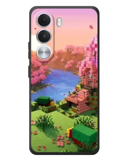 Чохол для Realme C100i з картинкою «Рожеве дерево Minecraft» Чохол для Realme C100i з картинкою «Рожеве дерево Minecraft»