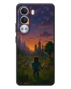 Чохол для Realme C100i з картинкою «Стів біля вежі» Чохол для Realme C100i з картинкою «Стів біля вежі»