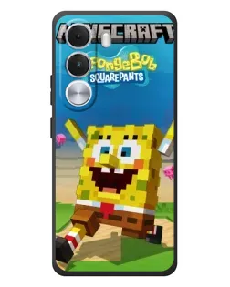 Чохол для Realme C100i з картинкою «Губка Боб Minecraft» Чохол для Realme C100i з картинкою «Губка Боб Minecraft»