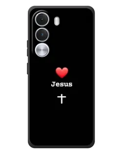 Чехол для Realme C100i с картинкой «Сердце - Jesus» Чехол для Realme C100i с картинкой «Сердце - Jesus»