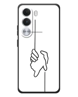 Чехол для Realme C100i с картинкой «Рука держит» Чехол для Realme C100i с картинкой «Рука держит»