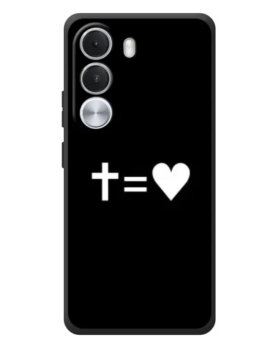 Чохол для Realme C100i з картинкою «Хрест та Серце» Чохол для Realme C100i з картинкою «Хрест та Серце»