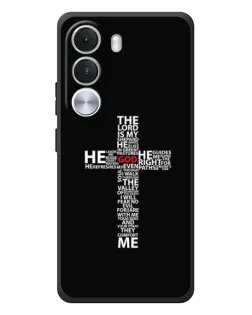 Чехол для Realme C100i с картинкой «Текстовый крест»
