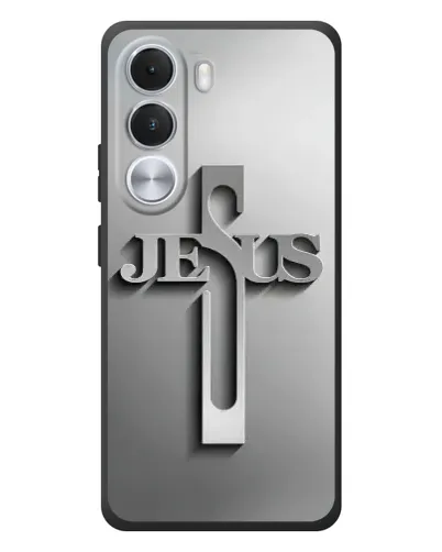 Чехол для Realme C100i с картинкой «Металлический крест Jesus» Чехол для Realme C100i с картинкой «Металлический крест Jesus»