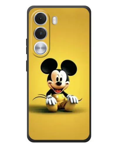 Чехол для Realme C100i с картинкой «Микки на желтом»