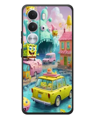 Чехол для Realme C100i с картинкой «Монстр-трак приключения»