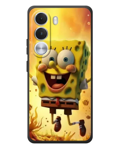 Чехол для Realme C100i с картинкой «Губка Боб прыгает»